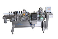 LCT-2DS 3 Roll Wrap Around Labeler with Secondary Label Present Verification Station